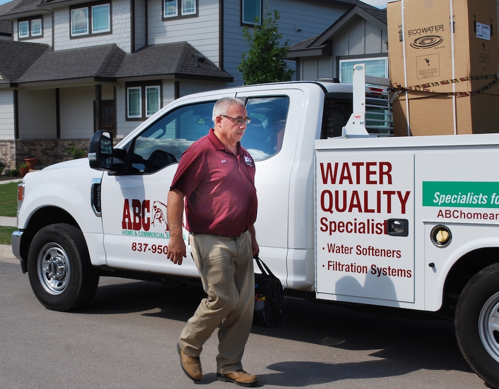 Water Quality truck and an ABC specialist