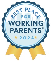 Best Place for Working Parents 2024 badge