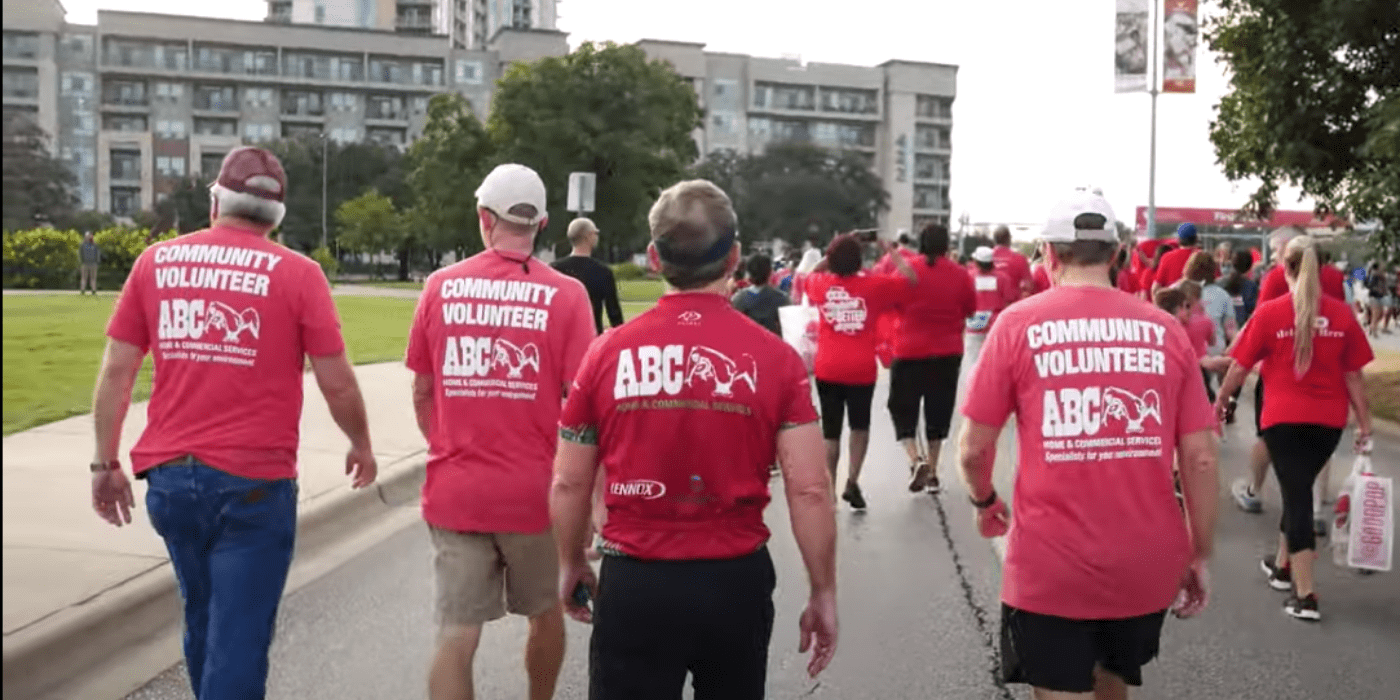 abc team members volunteering