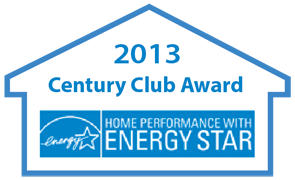 The Century Club Award goes to businesses who improve the energy efficiency of at least 100 homes