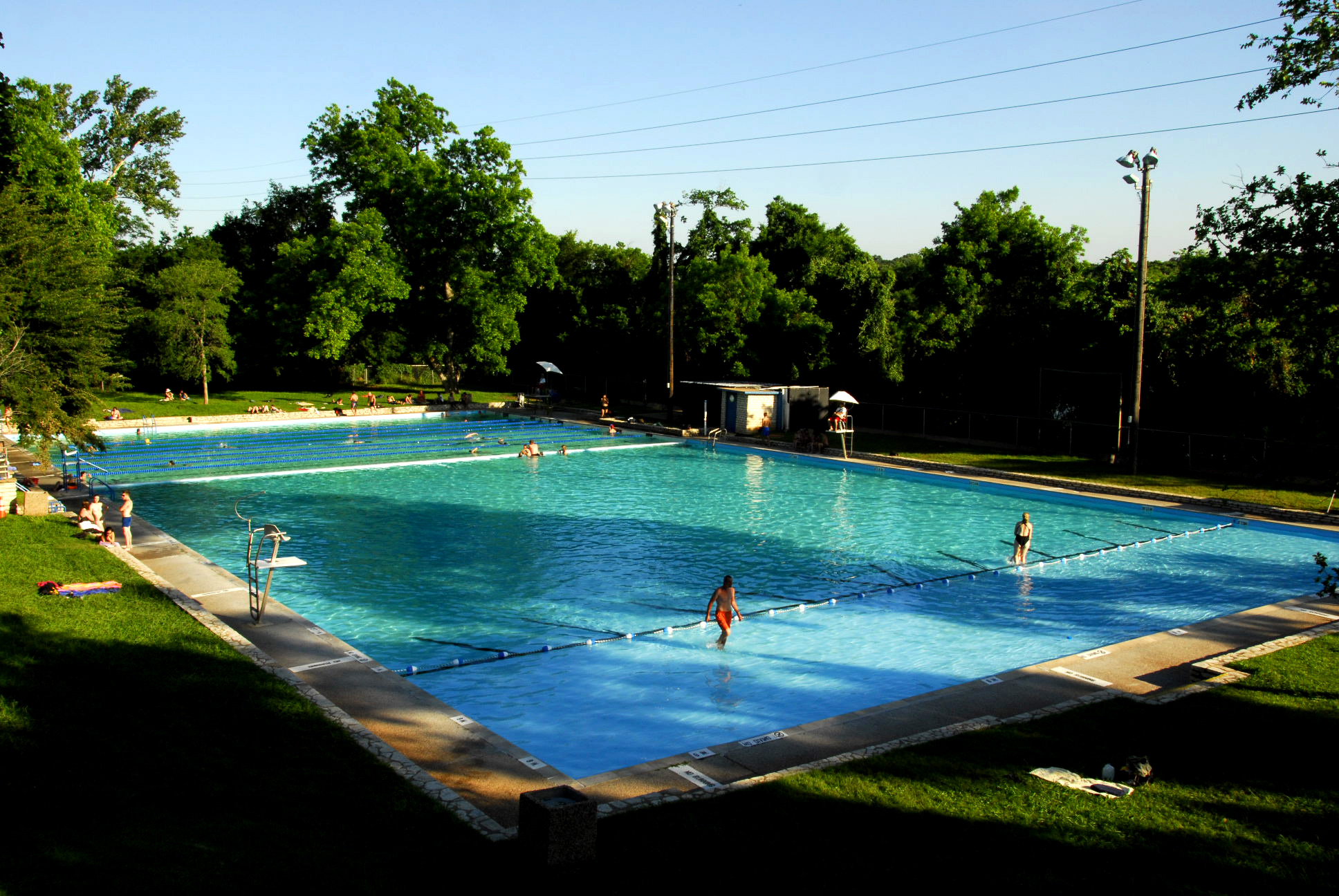 Austin's Deep Eddy Pool is open to the public every summer