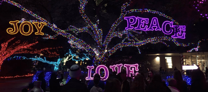 Christmas lights in Houston