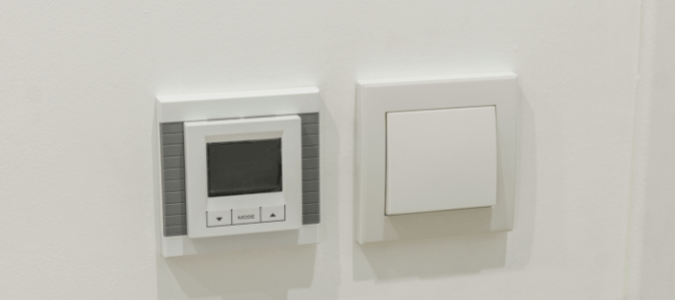 a blank thermostat
