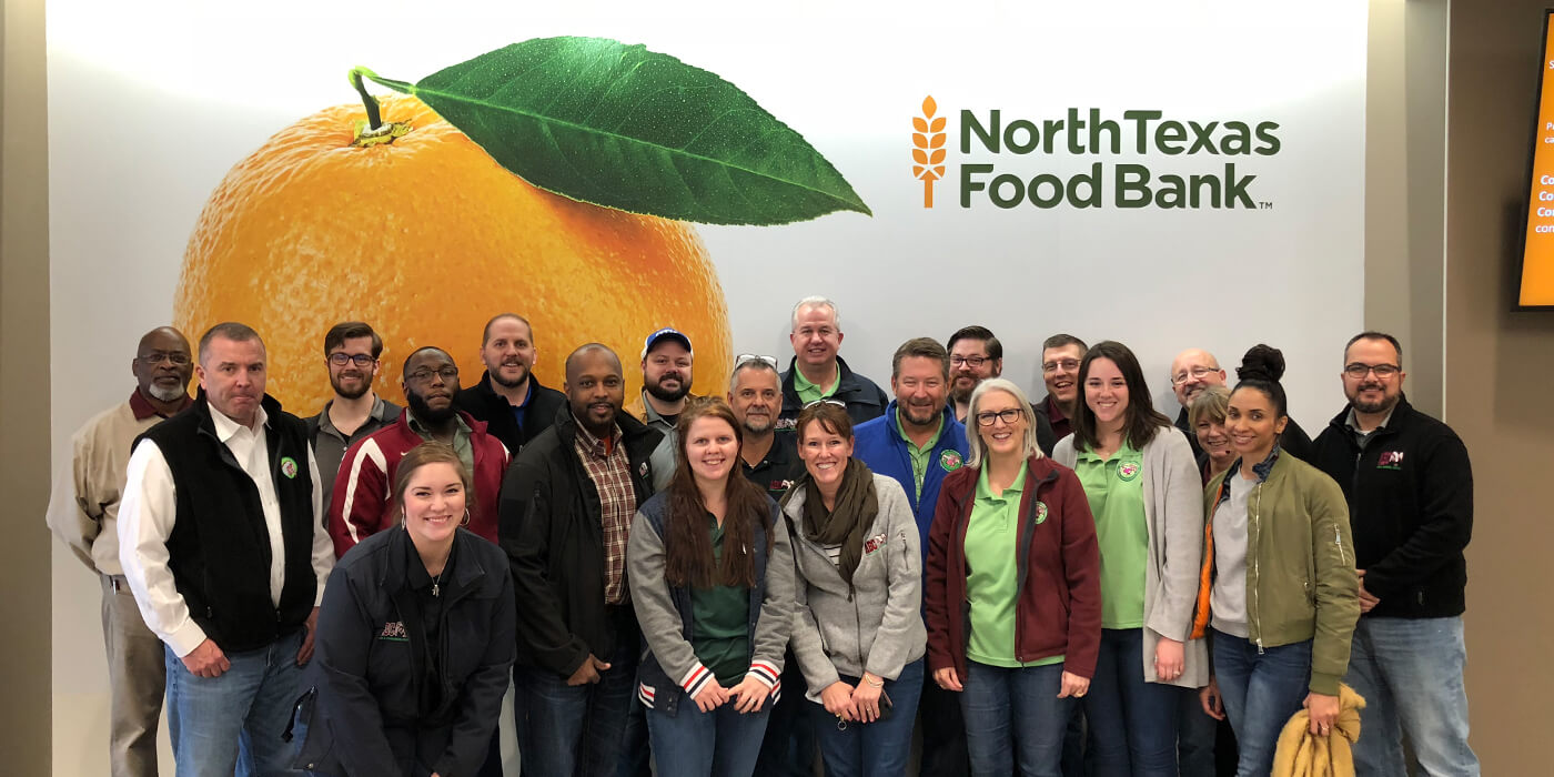 ABC team members giving back to the North Texas Food Bank