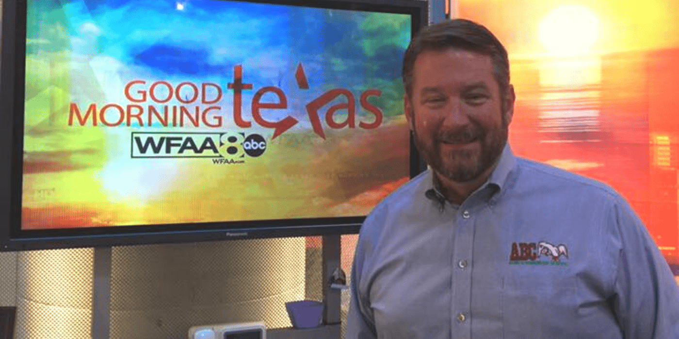 Dennis Jenkins speaking on Good Morning Texas
