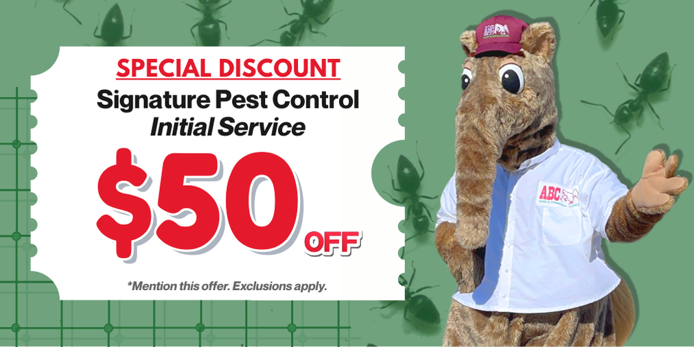Pest Control Promotional Coupon