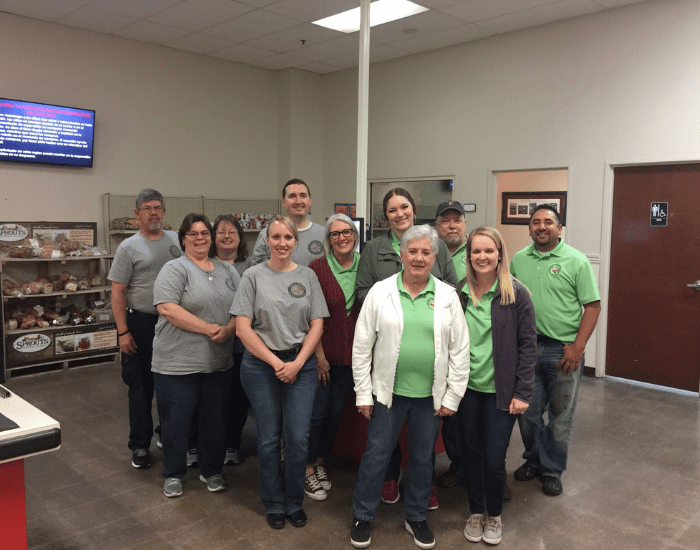 ABC team members volunteering at the CCA Pantry