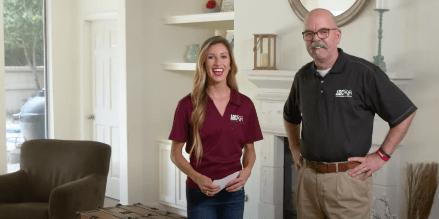 an ABC specialist discussing ABC's termite control program