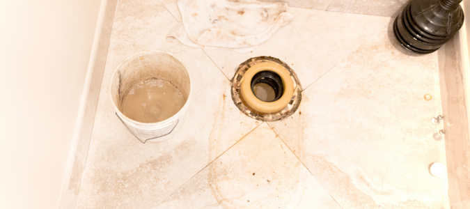 a toilet flange