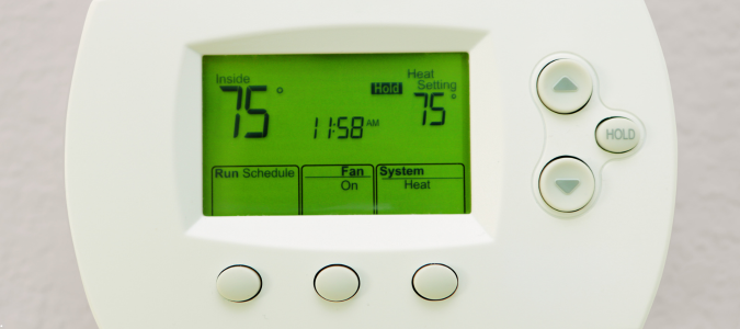 a home thermostat