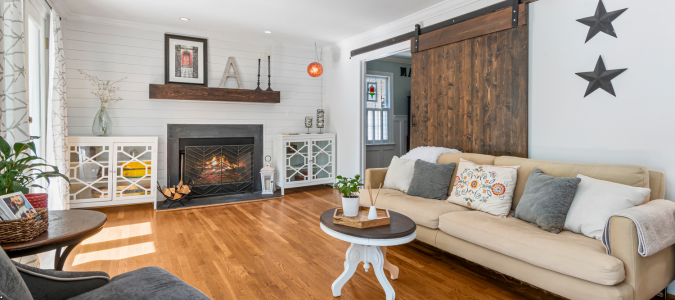 a home's living room