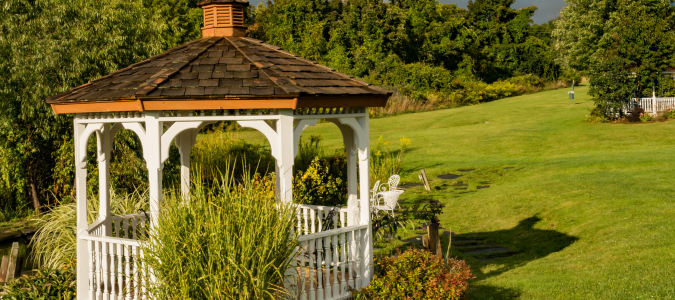 a gazebo