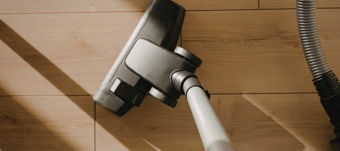 vacuuming