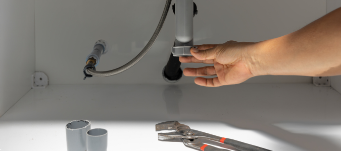 fixing a leaky pipe