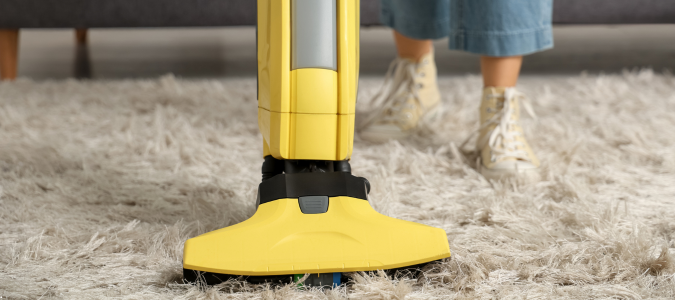 vacuuming