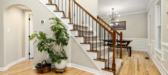 a home's staircase