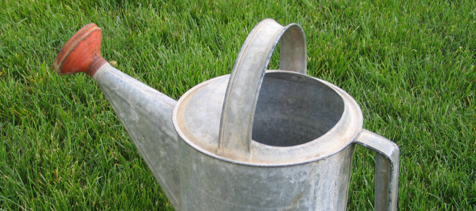 a watering can