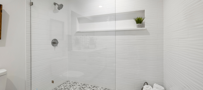 a shower