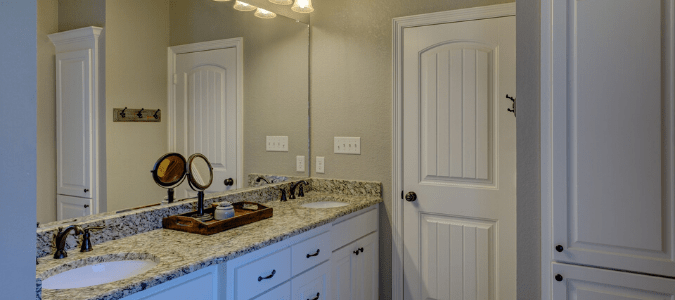 a home's bathroom