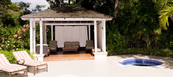 a gazebo