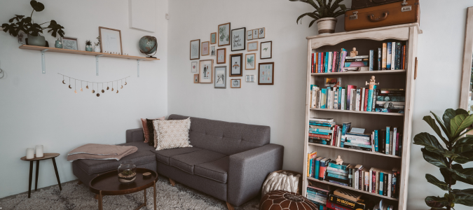 a home's living room