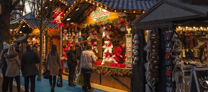 a holiday market in houston