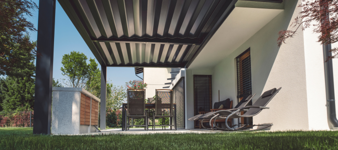 a patio cover