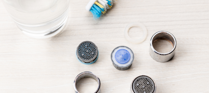 a clean sink aerator