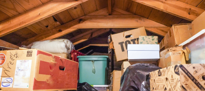 an attic