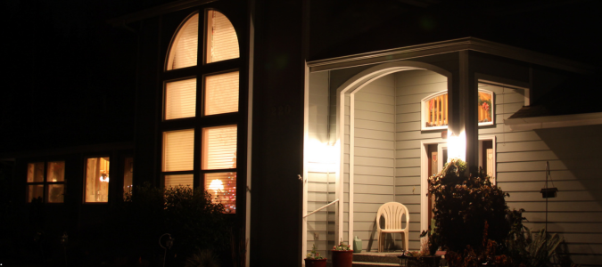 a porch light