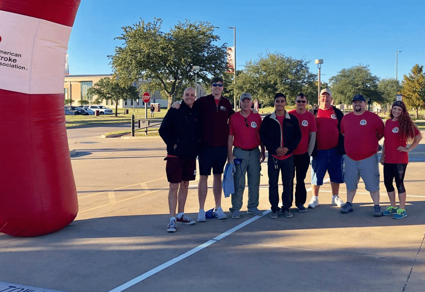 ABC team members at the American Heart Association Walk