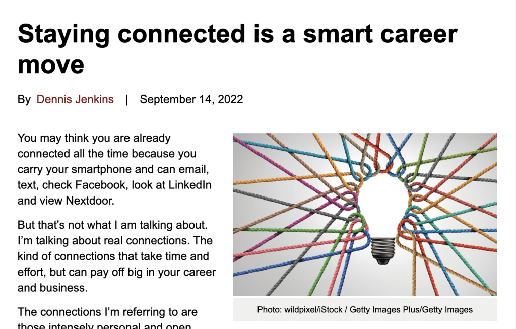 a screenshot of a blog post