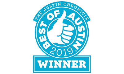 The Austin of Chronicle Best of Austin Winner 2019