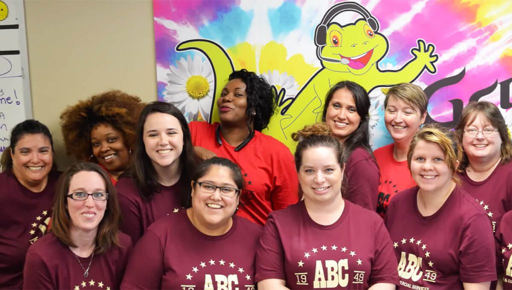 photo of ABC employees volunteering